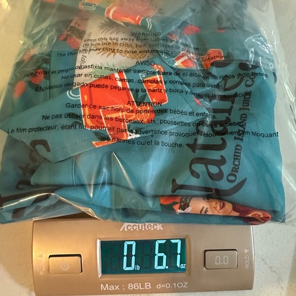 Tropical Bros Natalie's Island Juice Hawaiian Button Up Shirt Mens Medium - Picture 9 of 9